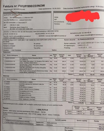 Ford EcoSport cena 35499 przebieg: 198000, rok produkcji 2015 z Strzelno małe 172